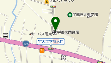 日焼けサロンラウの地図画像