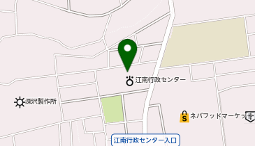 熊谷市役所 江南庁舎 江南行政センターの地図画像