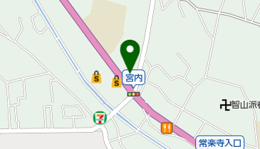 新極真会中原道場の地図画像
