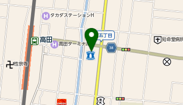 上越市 ミュゼ雪小町の地図画像