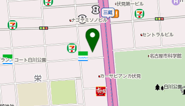 富士フイルムフォトサロン名古屋の地図画像