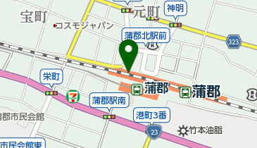 蒲郡市役所 各種施設 蒲郡市観光交流センターの地図画像