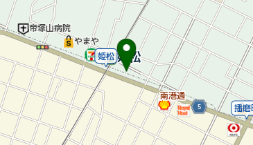 西尾ガーデン 帝塚山店の地図画像