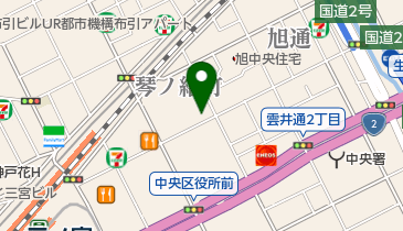 なの花薬局神戸旭通店の地図画像