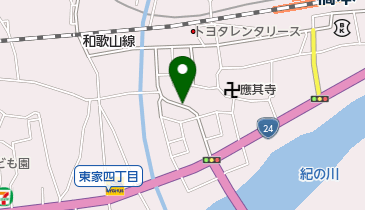 火伏医院の地図画像