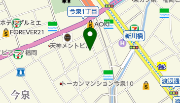 ブーム天神今泉の地図画像