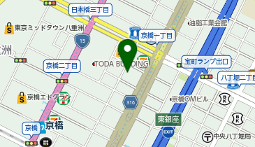 資格の学校TAC八重洲校の地図画像