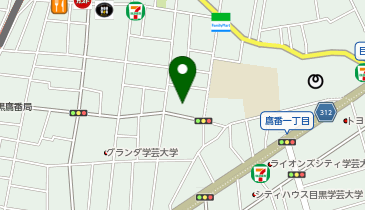 小規模多機能鷹番あやめの地図画像