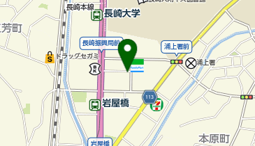 ふじわら理容院の地図画像