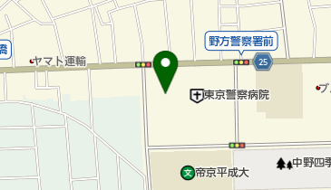 早稲田大学エクステンションセンター中野校の地図画像