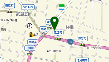 金澤福うさぎの地図画像