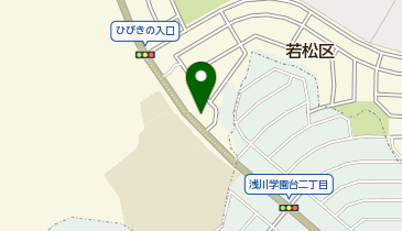 ひびきの動物病院の地図画像
