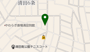 つちだ整体・清田の地図画像