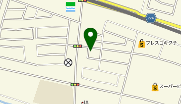 アルファ整体院の地図画像