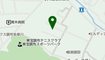 アルファ車検センター多摩自動車の地図画像