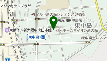 ザイオン新大阪クリニックの地図画像