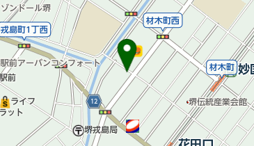 株式会社米田屋堺店の地図画像