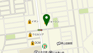 ジョーシン三木青山イオン店の地図画像