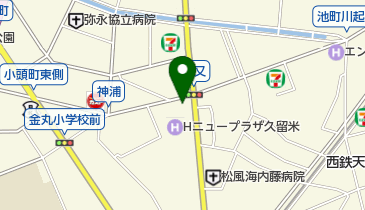 ホテルニュープラザ久留米ウエディングサロンの地図画像