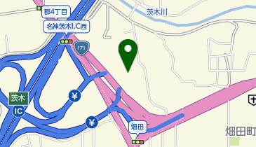 アウディ茨木インターの地図画像