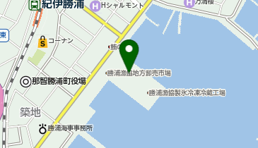 勝浦漁商協同組合の地図画像