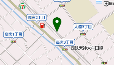 ラクーンデリバリー福岡本店の地図画像