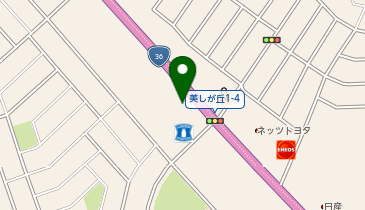 マイカーランドイシガミ美しが丘店の地図画像