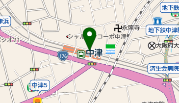 TAIKO-LABうめきたの地図画像