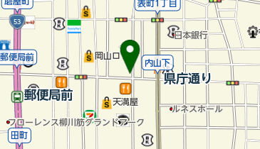 ダイヤクリーニング株式会社 表町店の地図画像