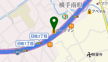 ワークマン福岡南横手店の地図画像