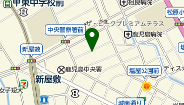 デイサービスセンター鹿児島中央の地図画像