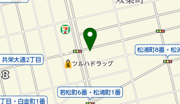 まつうら調剤薬局の地図画像