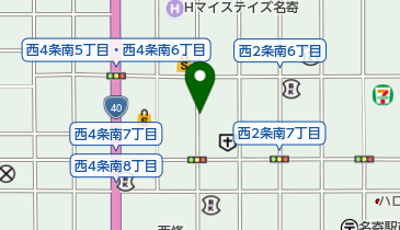 西條百貨店 流通本部の地図画像