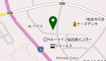 やまなか家泉大沢店の地図画像