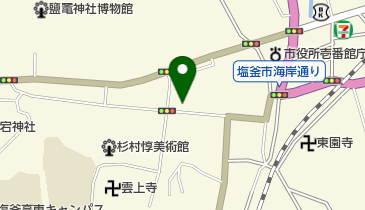 塩釜地区薬剤師会の地図画像
