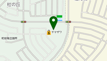 うさちゃんクリーニングヤマザワ杜のまち店の地図画像