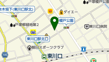 日本調剤東川口戸塚薬局の地図画像
