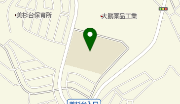 美杉台児童クラブ白樺の地図画像