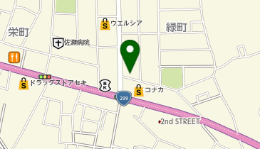 ヘアーマーケットの地図画像