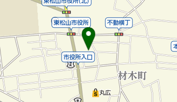 松山研修学院の地図画像