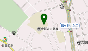 東洋大学京北中学校の地図画像