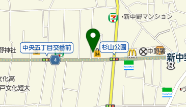 サバイディー新中野店の地図画像