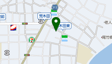 町屋動物病院の地図画像