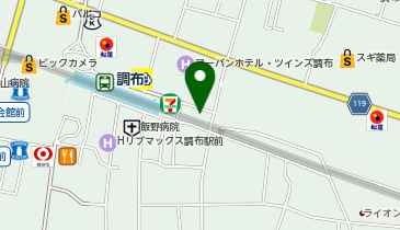 クリーニンググッド 調布店の地図画像