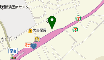 ワークランド横浜原宿店の地図画像