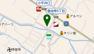 HAIRS・YANOの地図画像