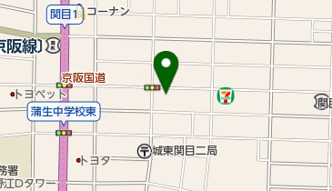 きど動物病院の地図画像