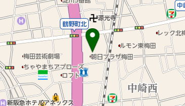 OSカメラサービスの地図画像