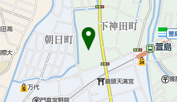 溝口化粧品店の地図画像