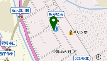 交野梅が枝住宅自治会 第二集会所の地図画像